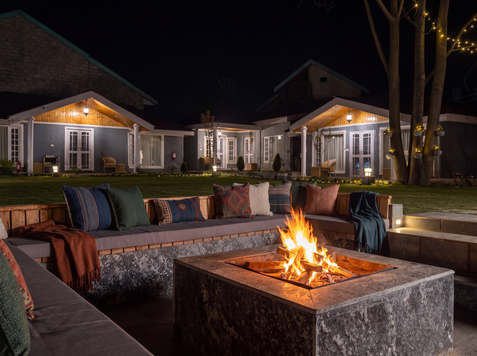The fire pit